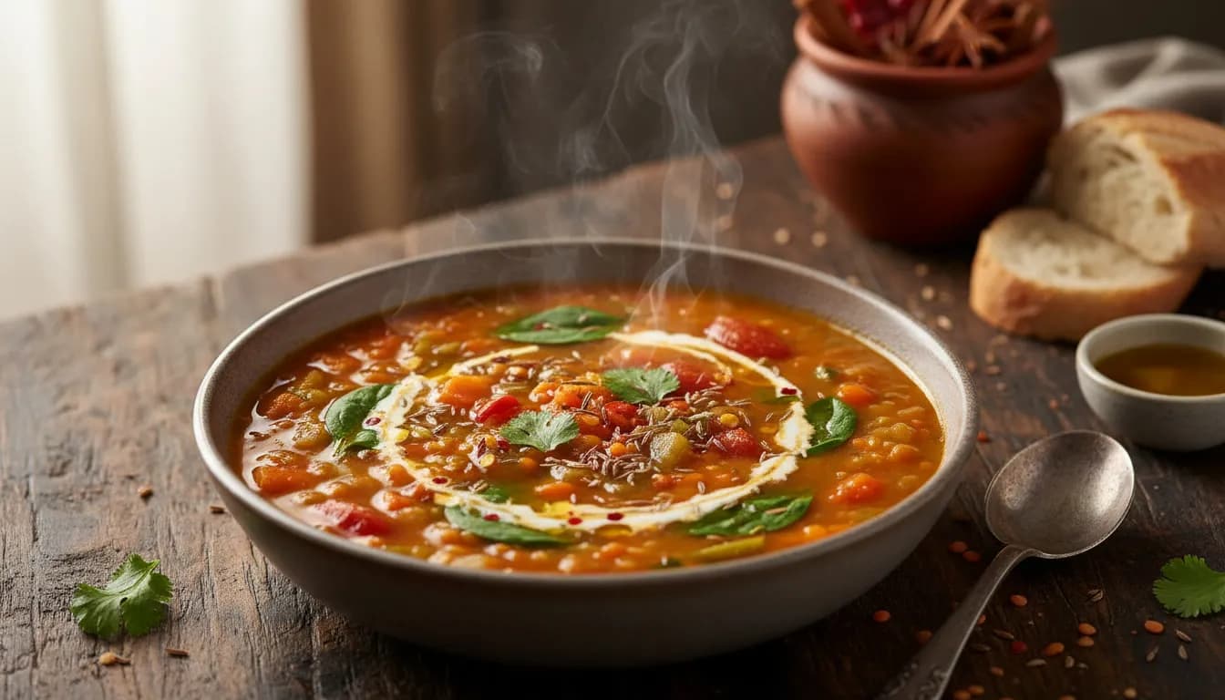 Суп из красной чечевицы