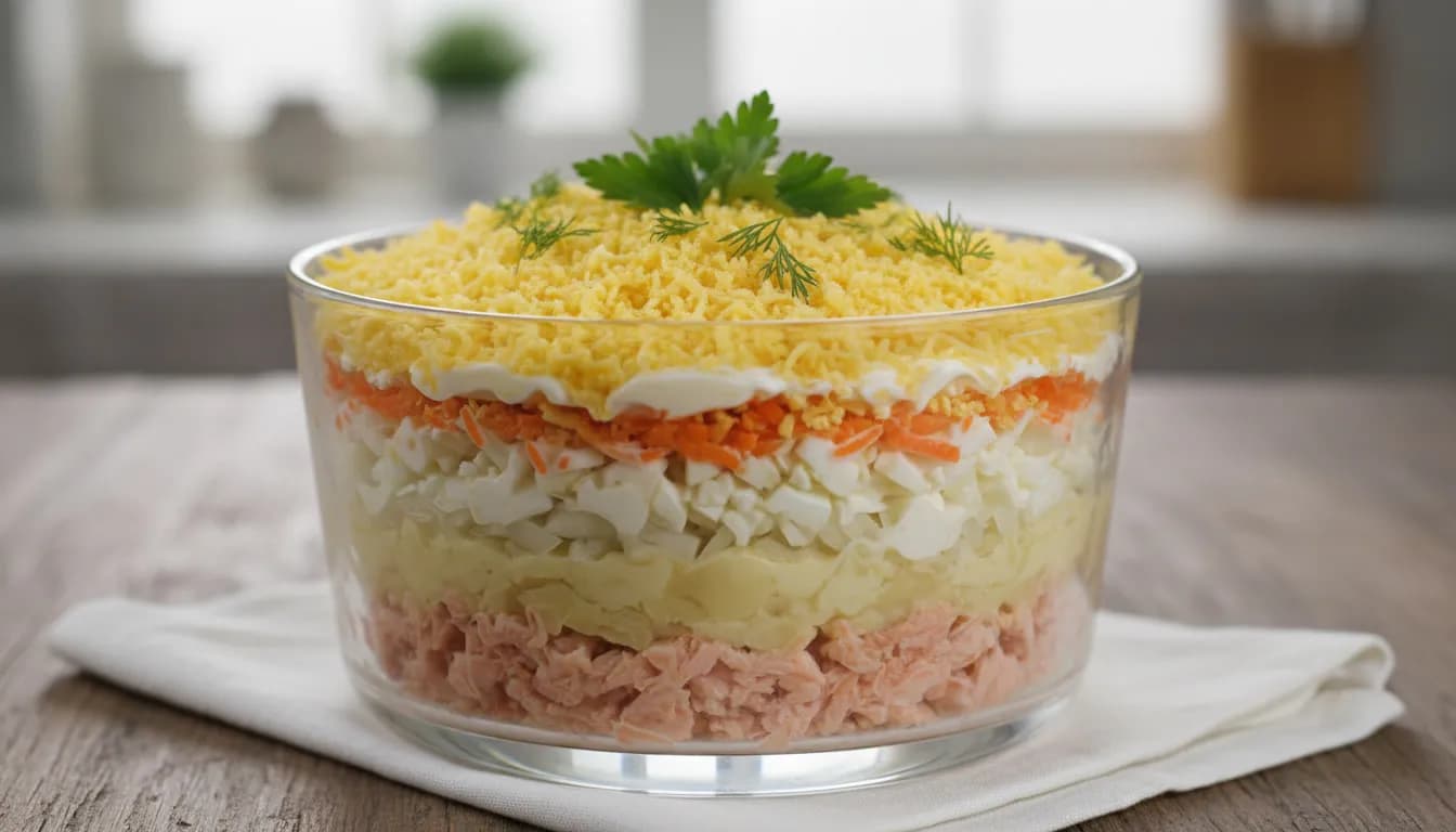 Салат Мимоза