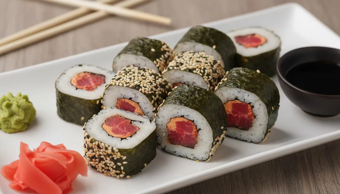 Острый ролл с тунцом