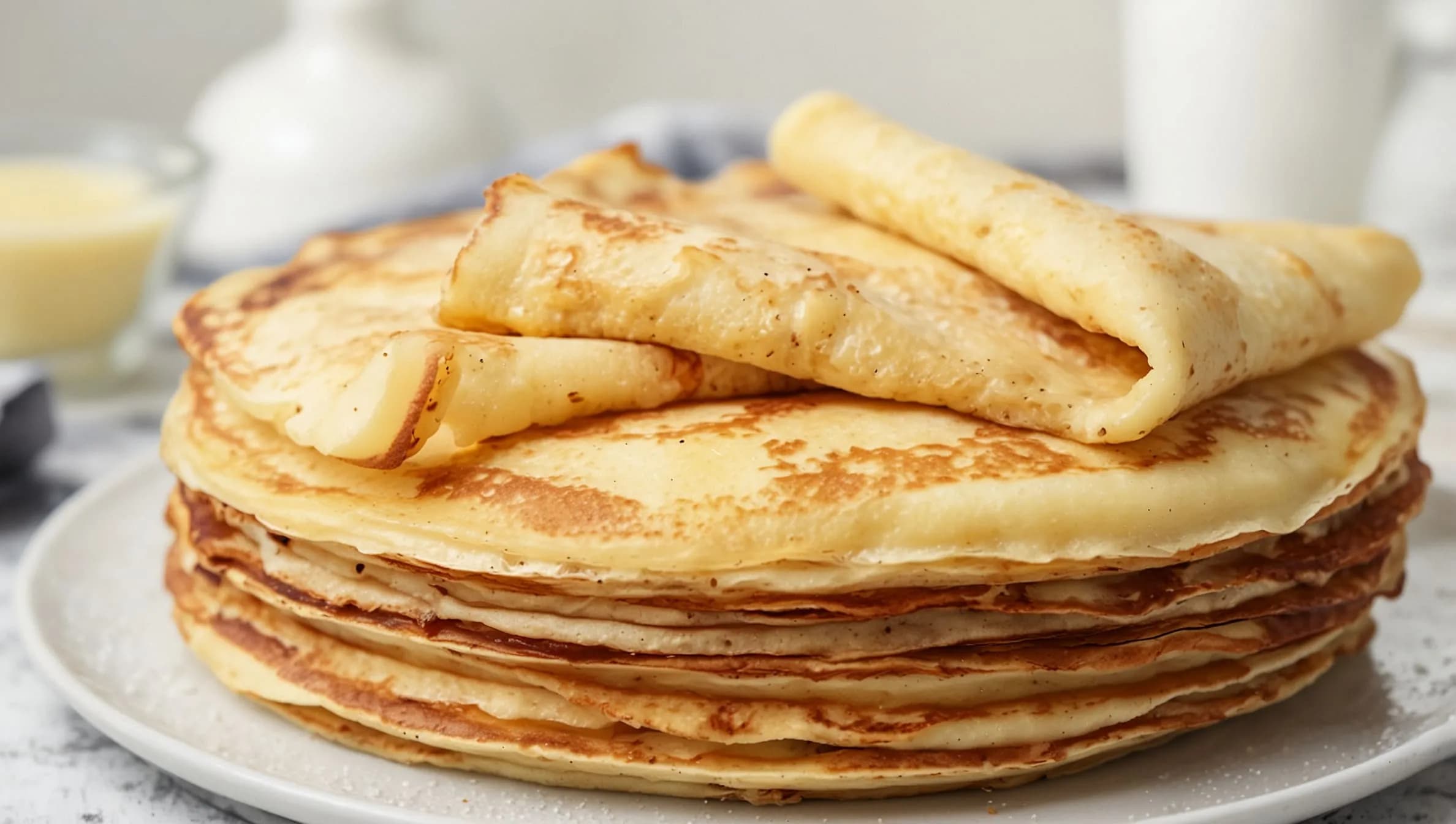 Тонкие блины на молоке