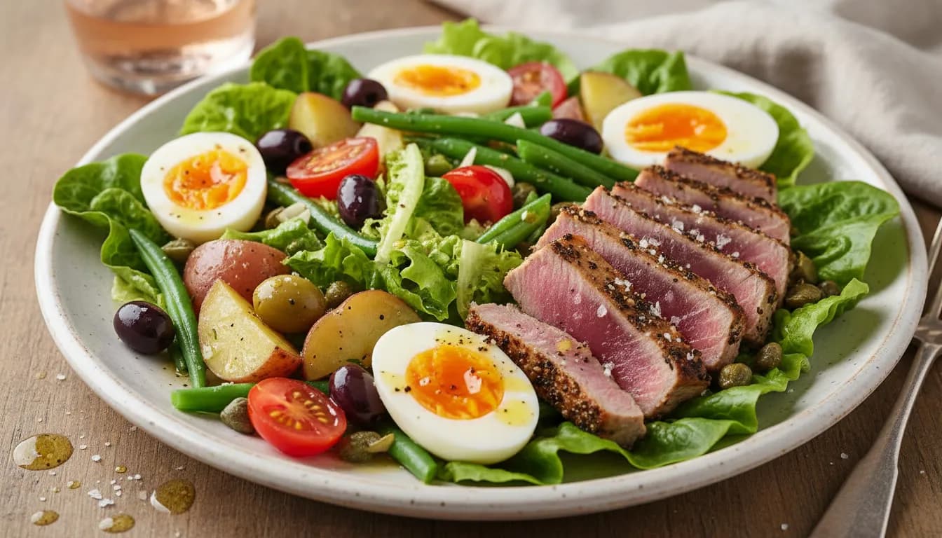 Салат Нисуаз с тунцом